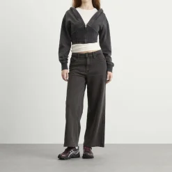 Good American Jeanius Crop Good Skate Sweatpants