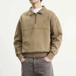 Heresy Green Man Quarter Zip Sweatshirt