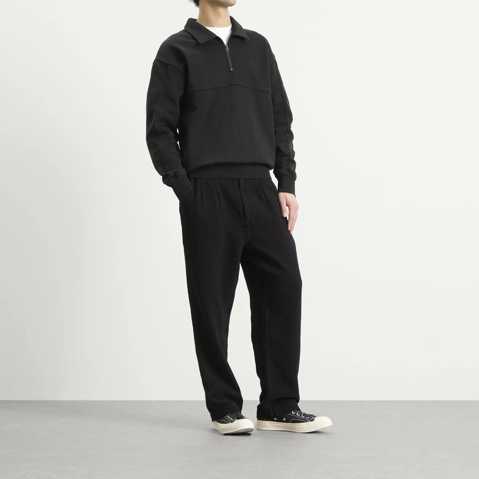 Heresy Green Man Quarter Zip Sweatshirt