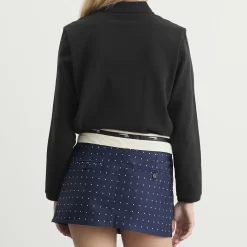 Hommegirls Flip Waist Belt Mini Skirt