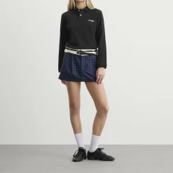 Hommegirls Flip Waist Belt Mini Skirt