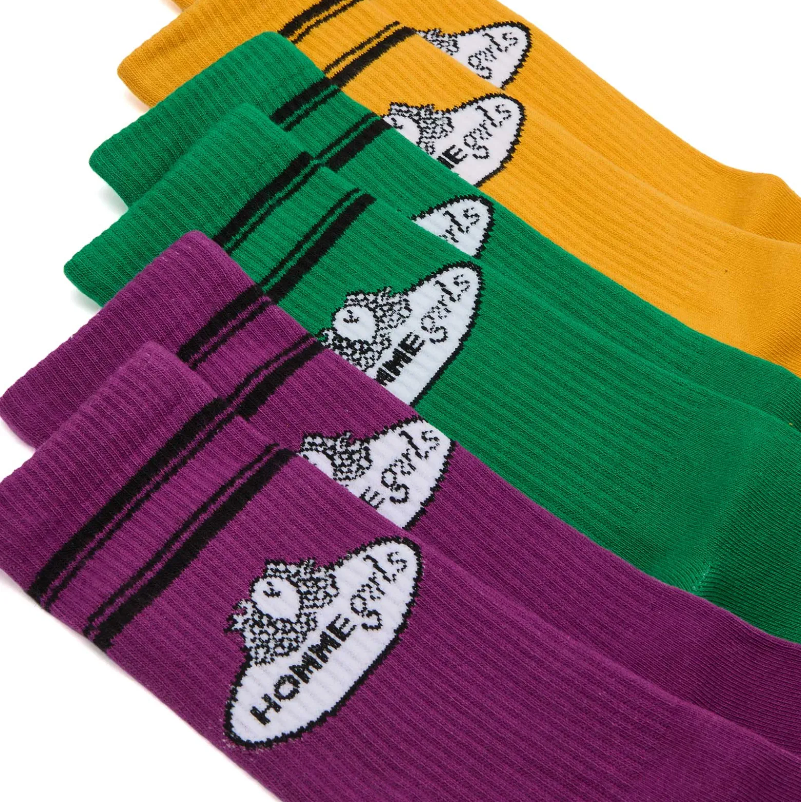 Hommegirls x Fruit of the Loom Crew Socks - Pack of 3