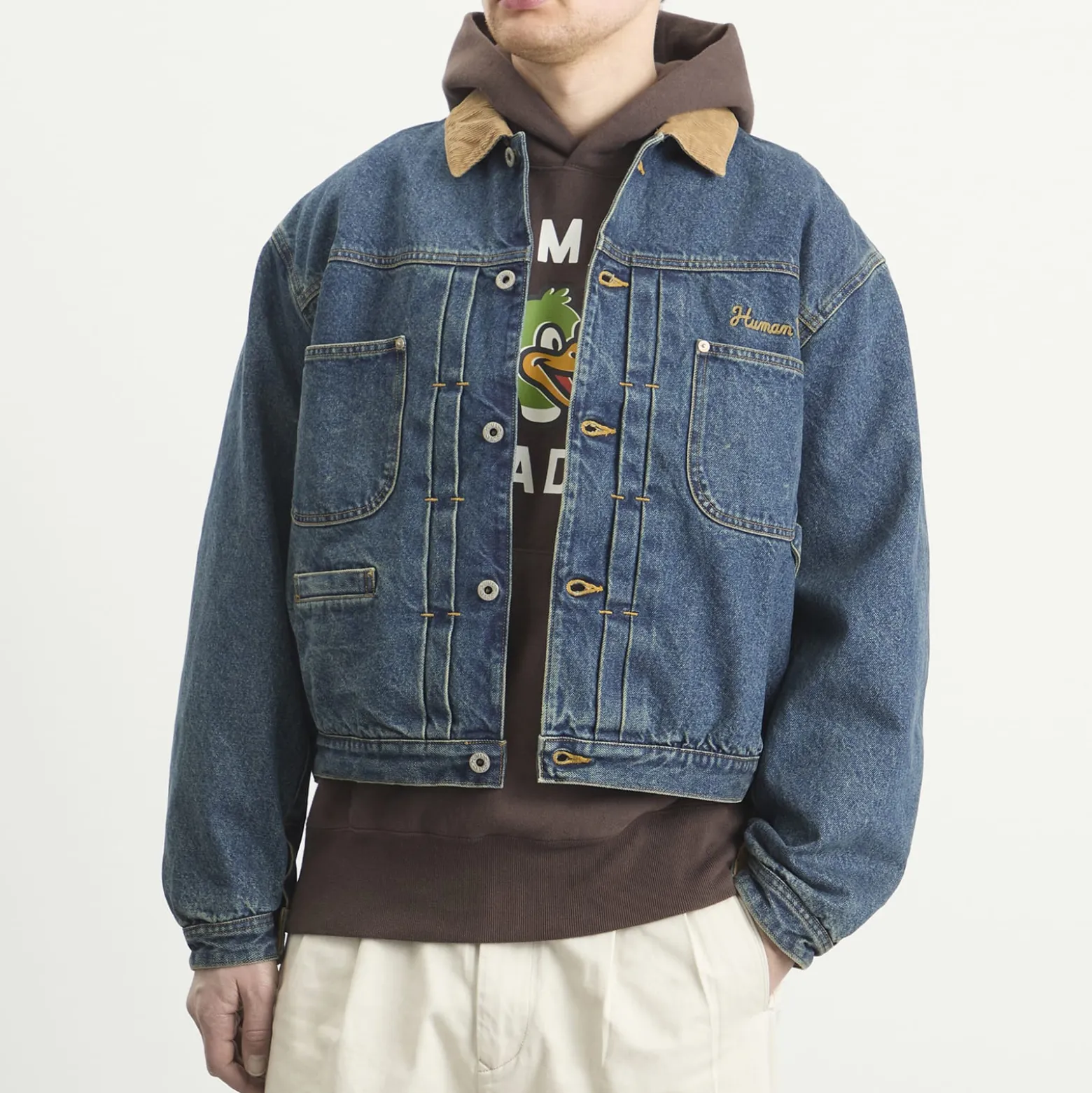 Human Made Corduroy Collar Denim Jacket