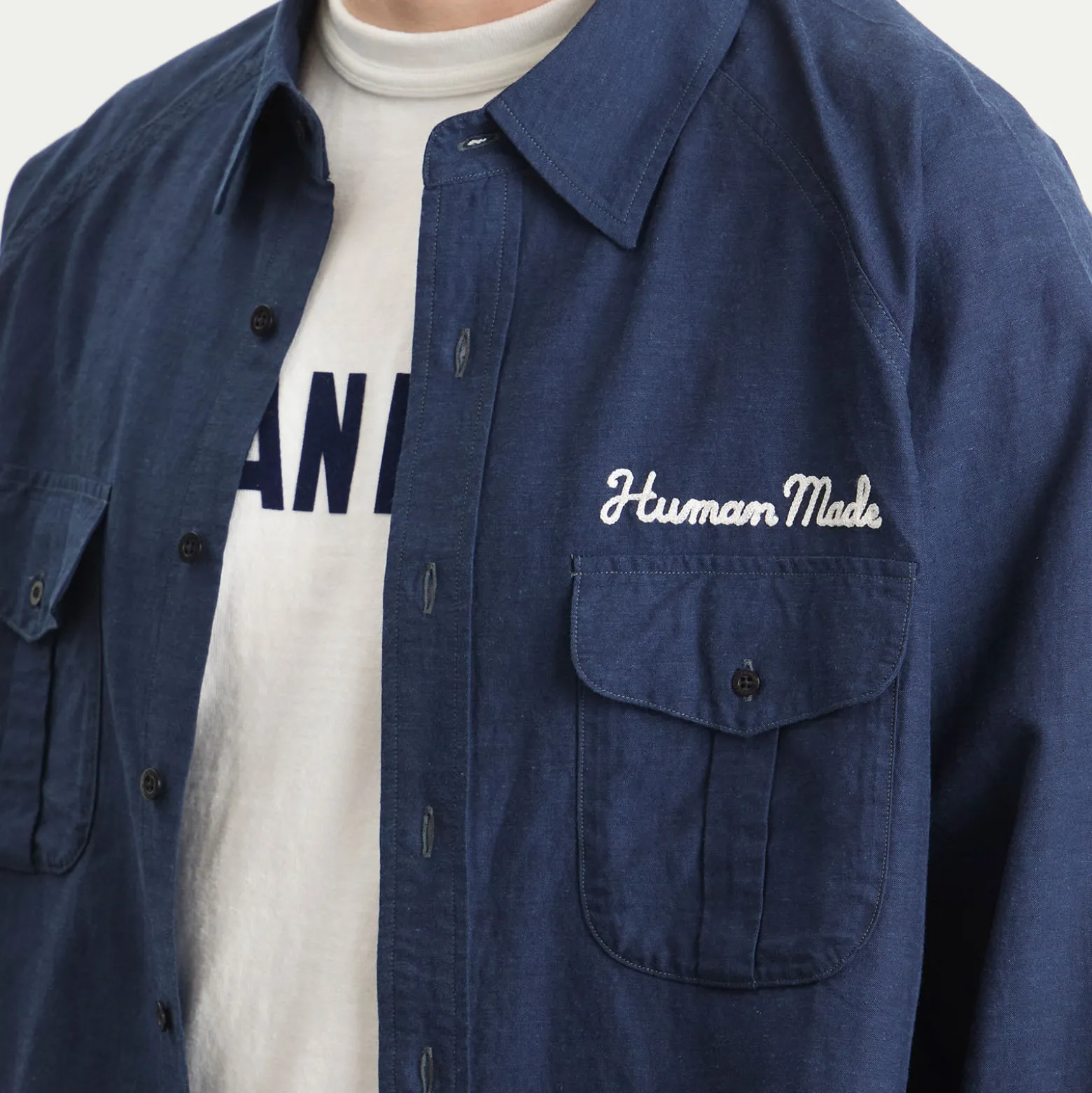 Human Made Dog Overalls Work Shirt