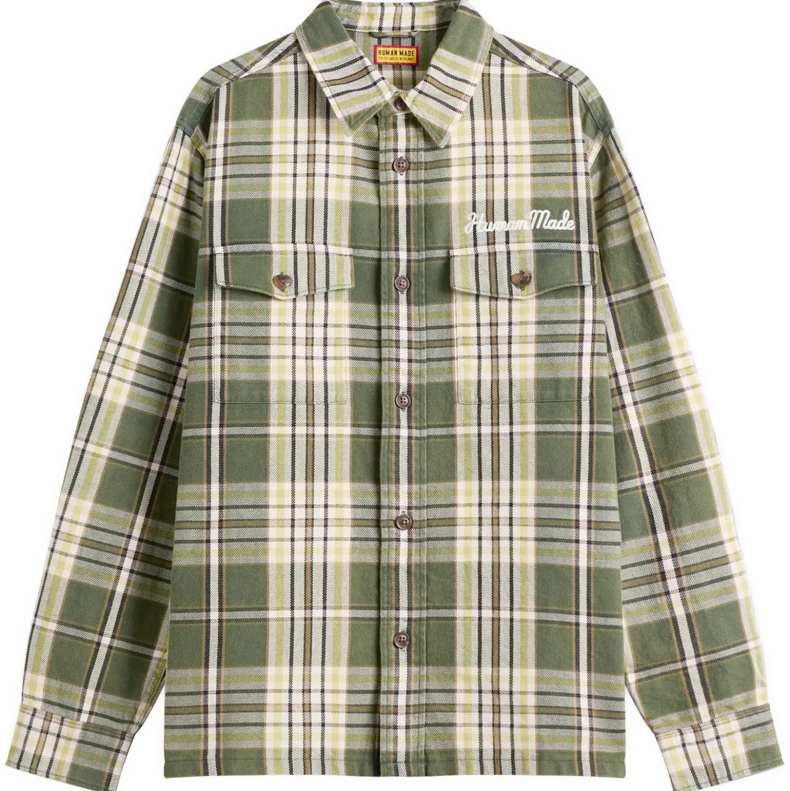 Human Made Heart Patch Check Shirt
