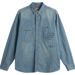 Human Made Stencil Military Chambray Shirt