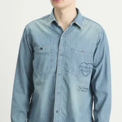 Human Made Stencil Military Chambray Shirt