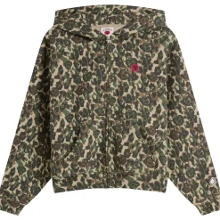ICECREAM Camo Zip Through Hoodie