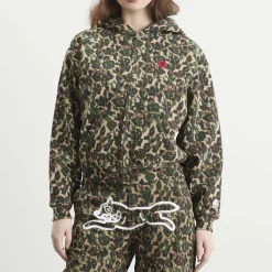 ICECREAM Camo Zip Through Hoodie