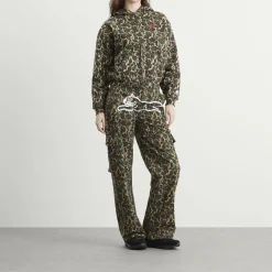 ICECREAM Camo Zip Through Hoodie