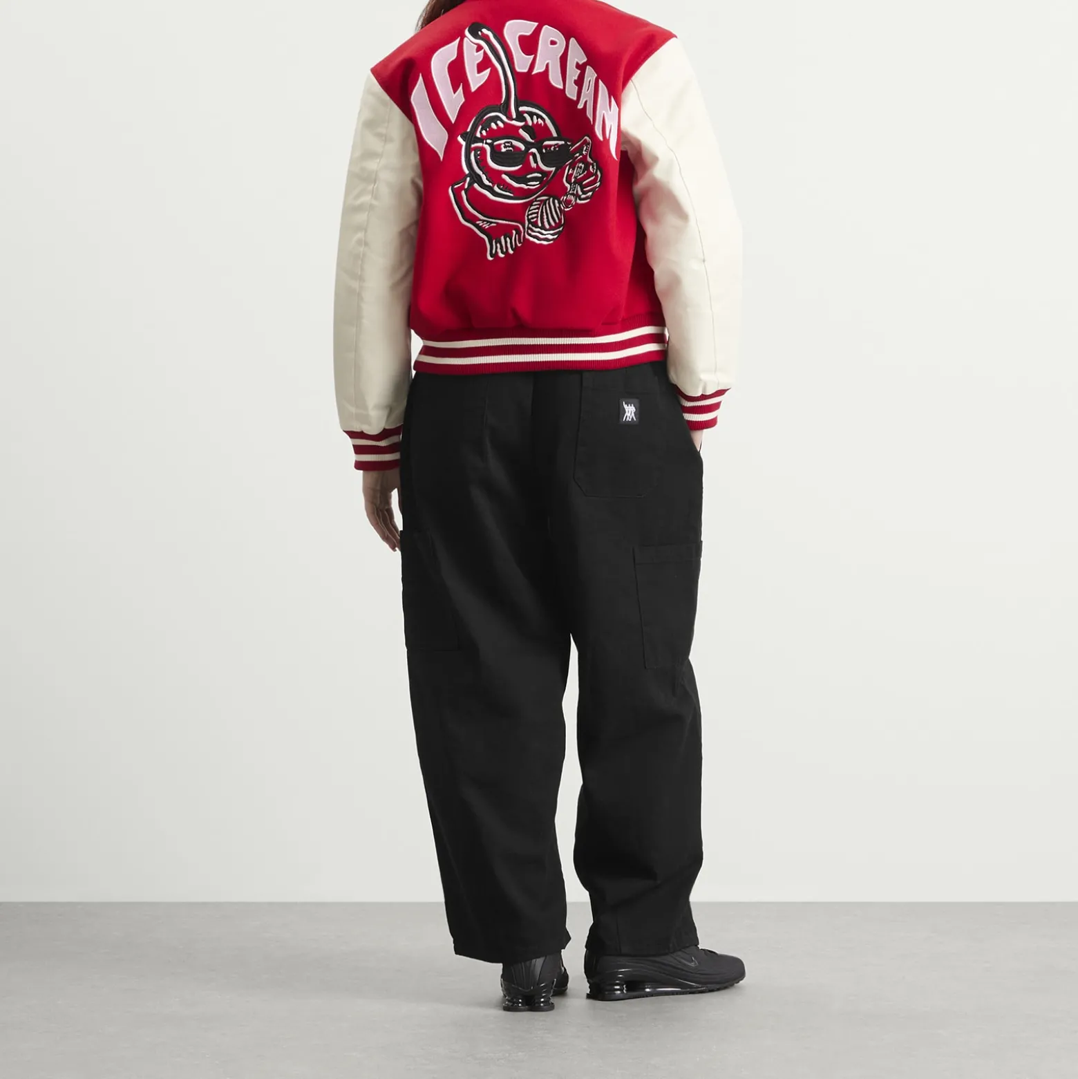 ICECREAM Cherry Varsity Jacket