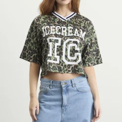 ICECREAM Cropped Football Jersey