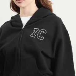 ICECREAM Crystal Zip Through Hoodie