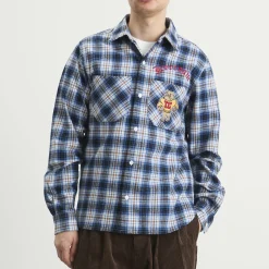 ICECREAM Mascot Check Shirt