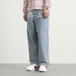 ICECREAM Running Dog Triple Scoop Baggy Denim Jeans