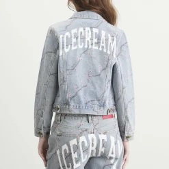 ICECREAM Sakura Denim Trucker Jacket