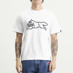 ICECREAM Spray Paint Running Dog T-Shirt