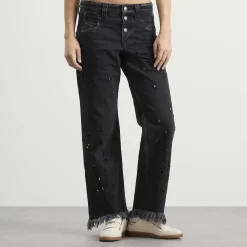 Isabel Marant Amia Embroidered Jeans