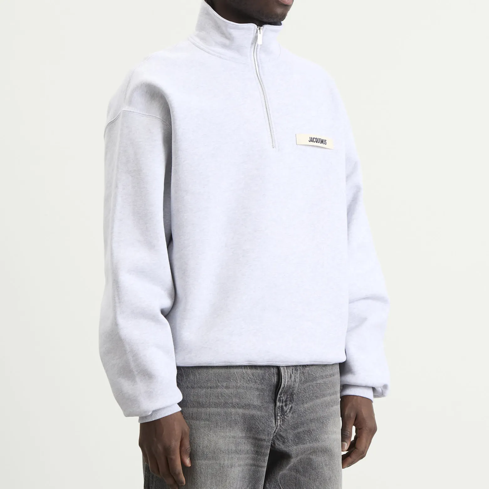 Jacquemus Grosgrain Zip Sweatshirt