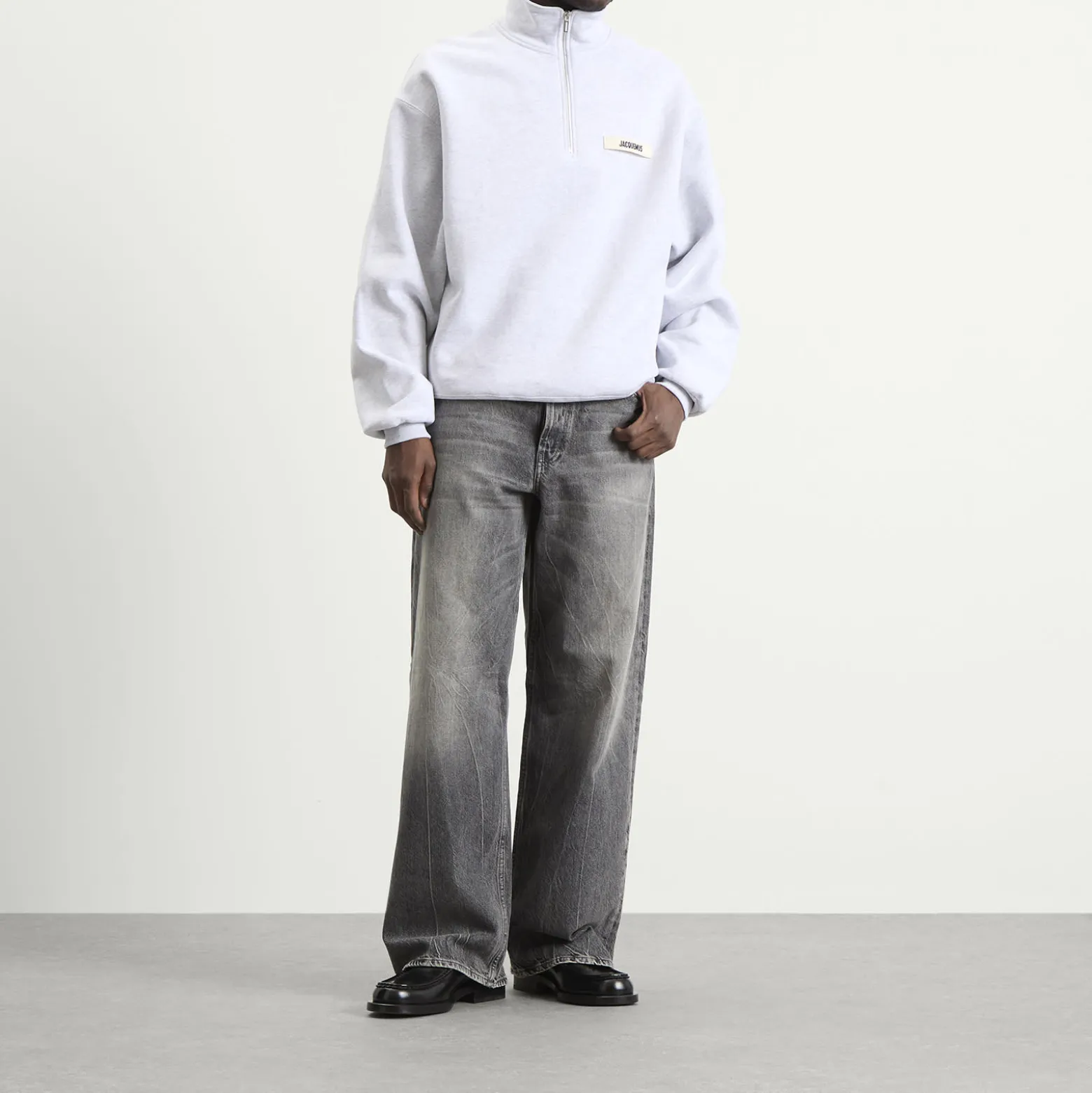 Jacquemus Grosgrain Zip Sweatshirt