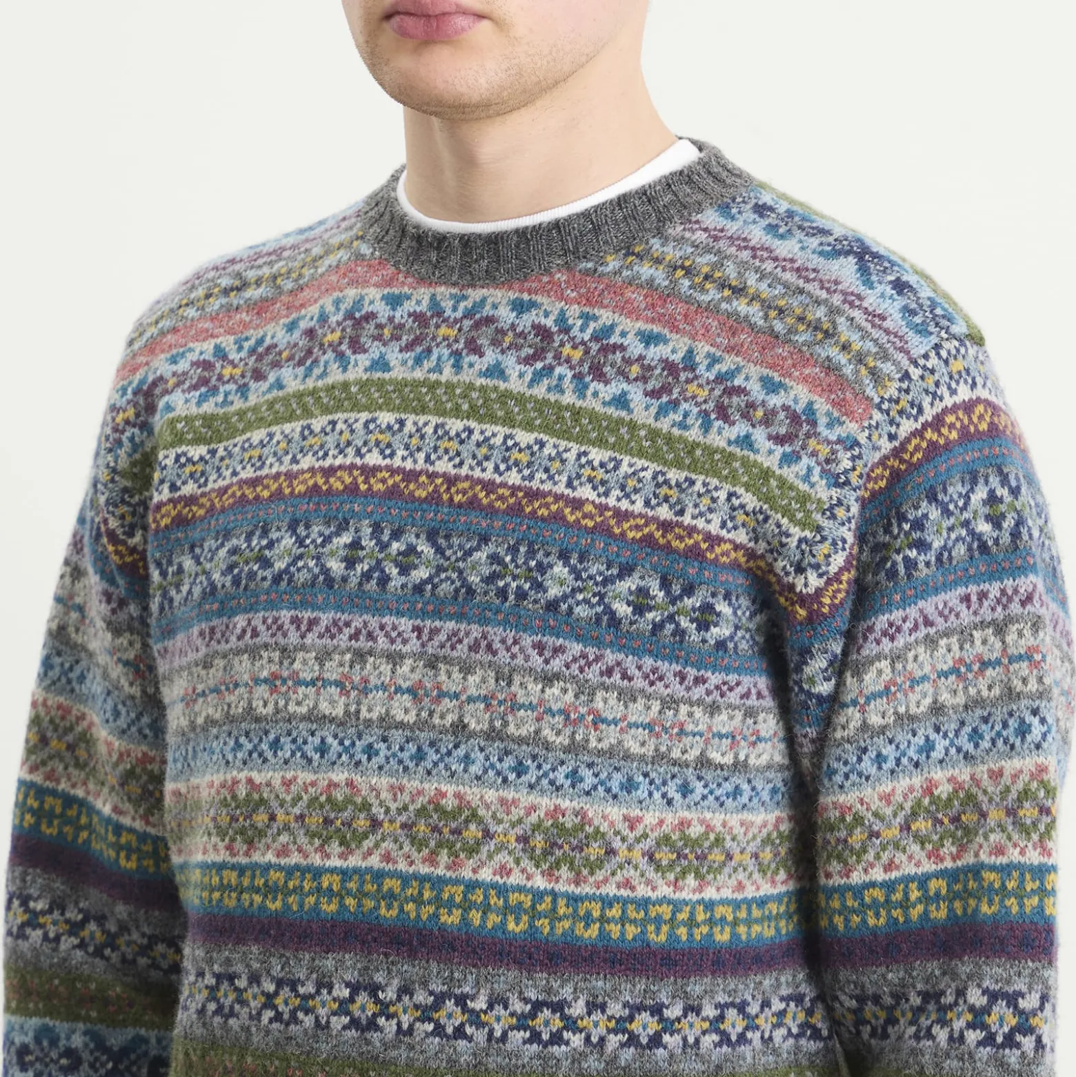 Jamiesons of Shetland Fair Isle Crew Knit