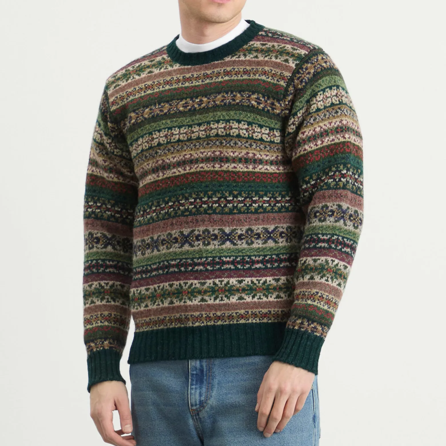 Jamiesons of Shetland Fair Isle Crew Knit