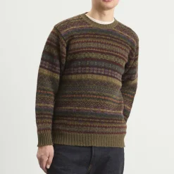 Jamieson's of Shetland Fair Isle Crew Knit