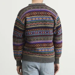 Jamiesons of Shetland Fair Isle V-Neck Cardigan