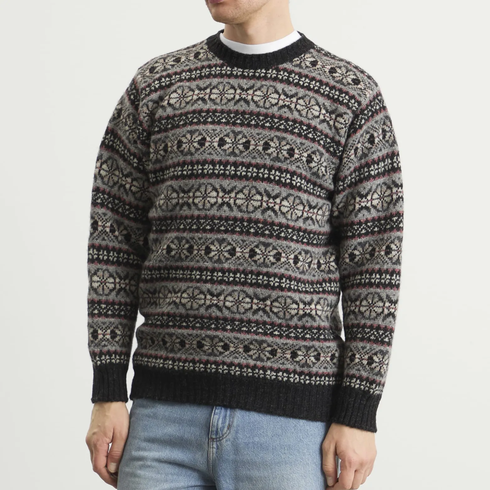 Jamiesons of Shetland Fair Isle Crew Knit