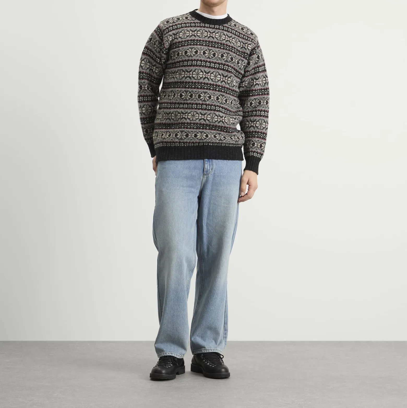 Jamiesons of Shetland Fair Isle Crew Knit