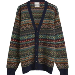 Jamiesons of Shetland Fair Isle V-Neck Cardigan