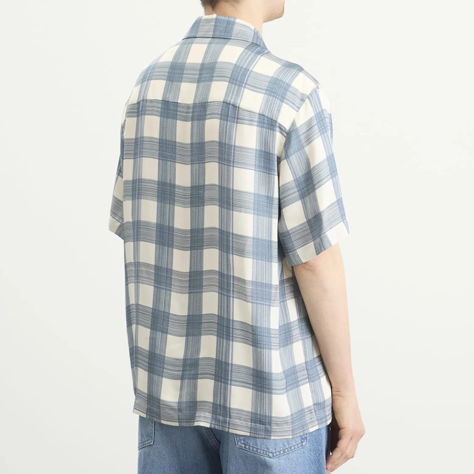 Jil Sander Boxy Fit Short Sleeve Shirt Check Shirt