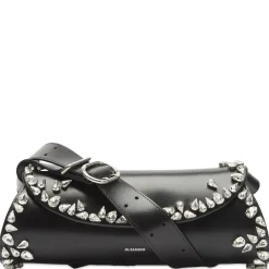 Jil Sander Embellished Cannolo Handbag