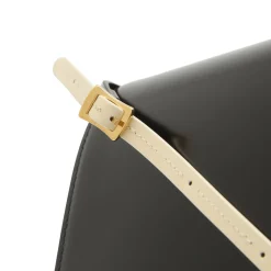 Jil Sander File SM Leather Shoulder Bag