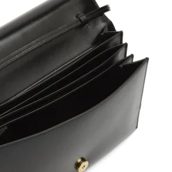 Jil Sander File SM Leather Shoulder Bag