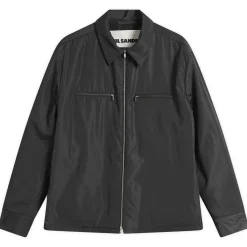 Jil Sander Nylon Zip Up Shirt Jacket