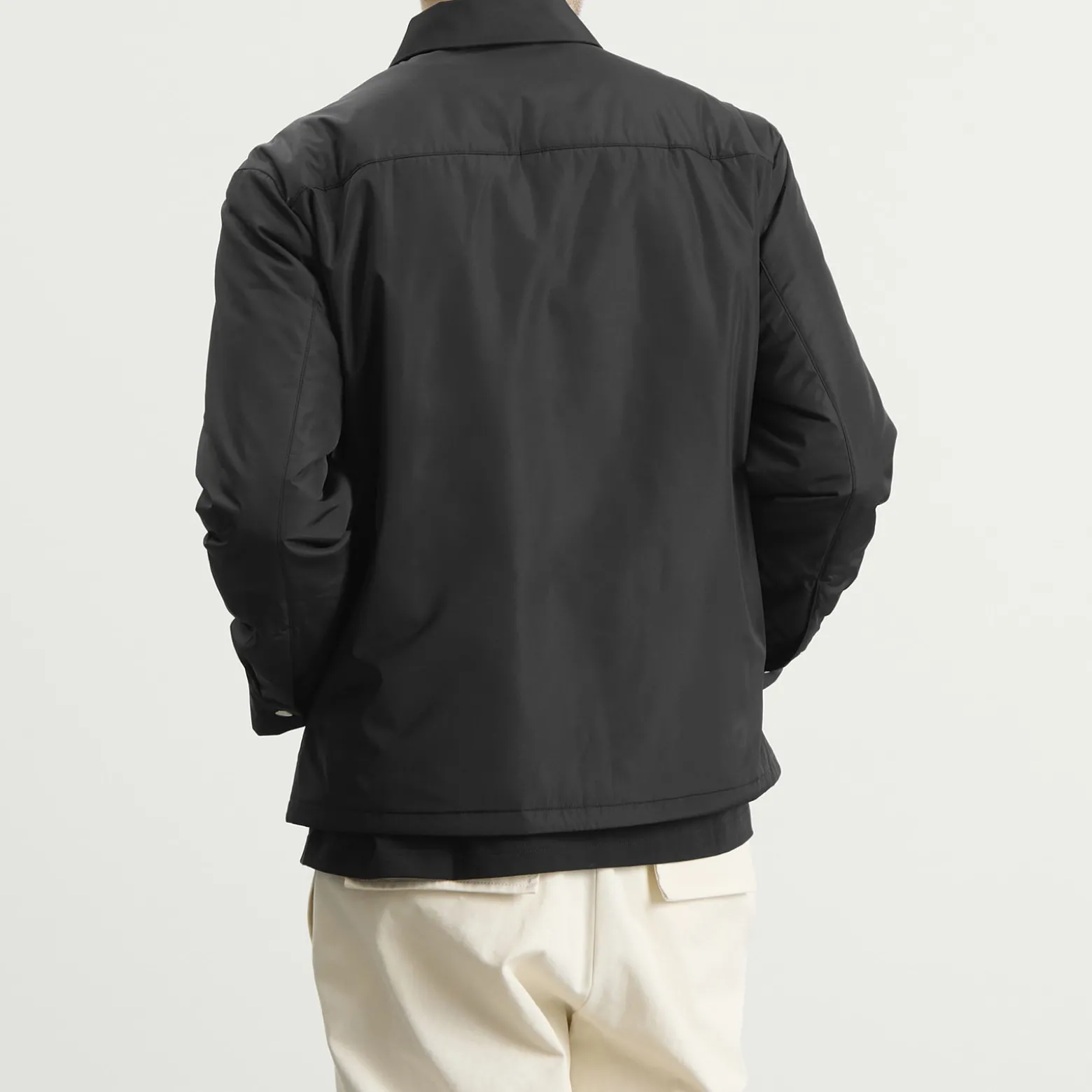 Jil Sander Nylon Zip Up Shirt Jacket
