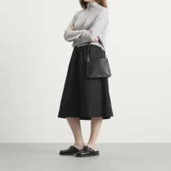 Jil Sander Otto SM Leather Shoulder Bag