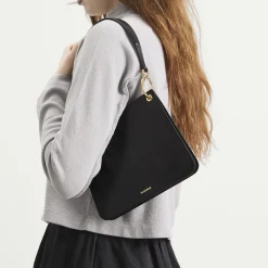 Jil Sander Otto SM Leather Shoulder Bag