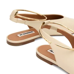 Jil Sander Pointed Sling Back Shoes