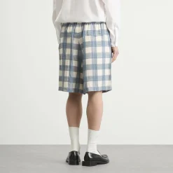 Jil Sander Relaxed Fit Check Shorts