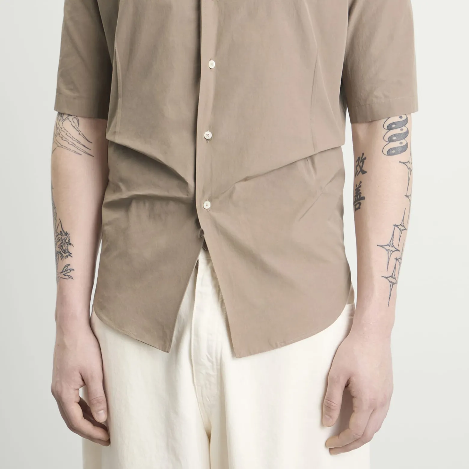 Jil Sander Short Sleeve Boxy Fit Shirt