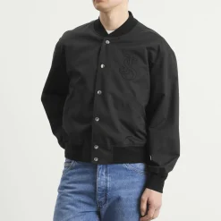 Jil Sander Snap Closure Varsity Jacket