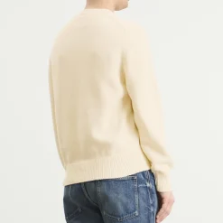 Jil Sander Textured Cotton Crew Neck Jumper