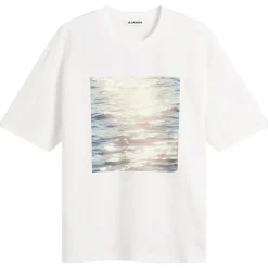 Jil Sander Wunderlust Wave Print T-Shirt
