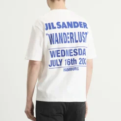 Jil Sander Wunderlust Wave Print T-Shirt
