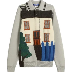 Junya Watanabe MAN Intarsia Jacquard Jumper