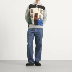Junya Watanabe MAN Intarsia Jacquard Jumper