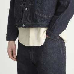 Kaptain Sunshine Indigo Wash Denim Straight Leg Jeans