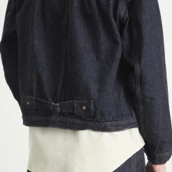 Kaptain Sunshine Indigo Wash Denim Tracker Jacket